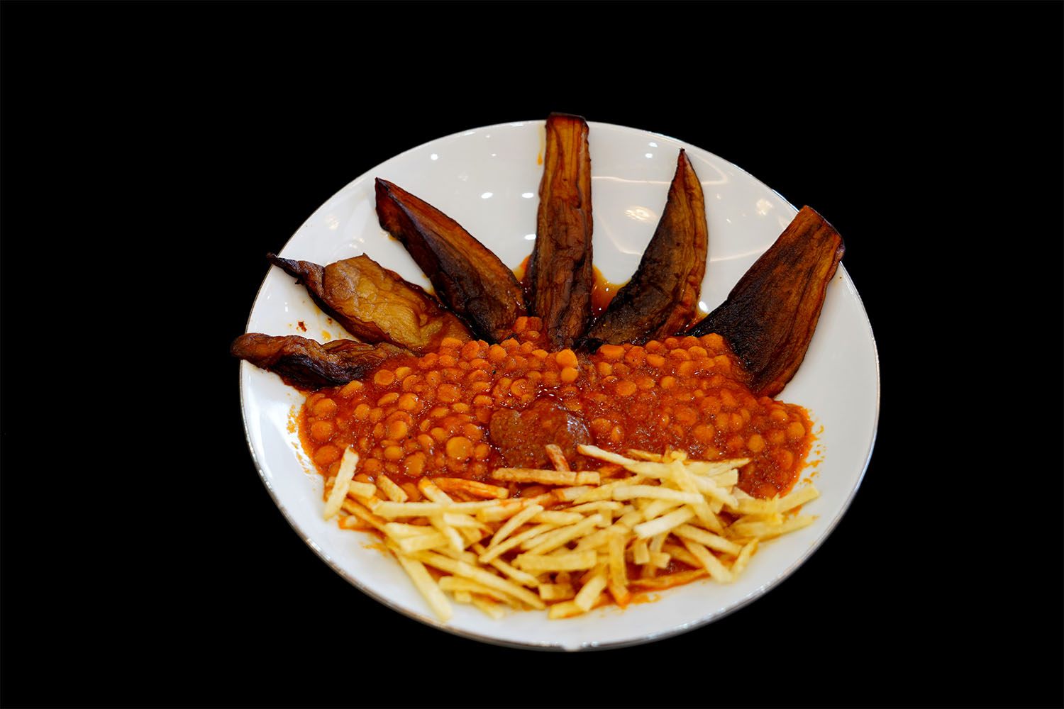 چلو قیمه بادمجان